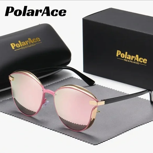 🆕 PolarAce, Premium Elegant Sexy Cat Eye Frame Polarized Sunglasses 2 Colors‼️ - Picture 2 of 10